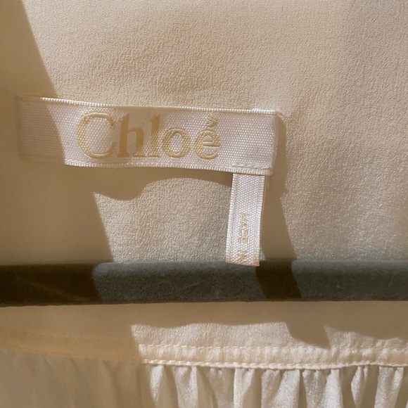 Chloe white button up blouse - Picture 2 of 6